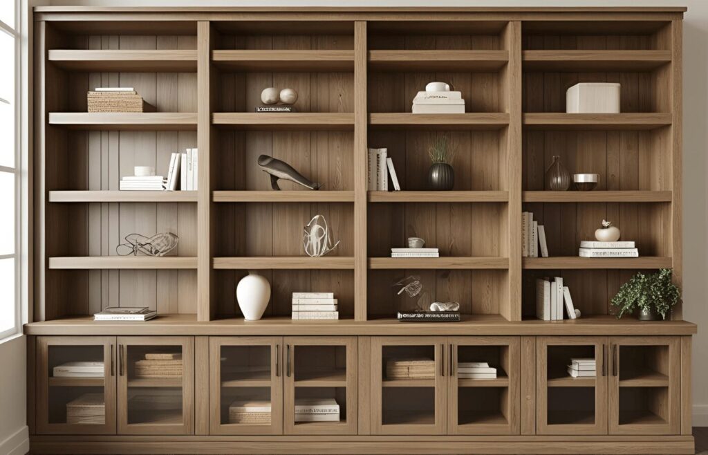 Engineered Wood Bookshelf Design