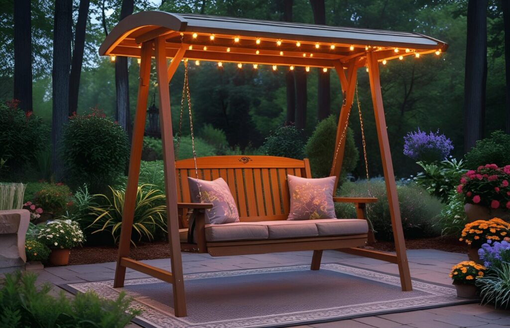 GardenGlow Outdoor Swing