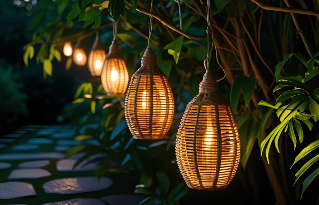 Hanging Lantern Garden Lights