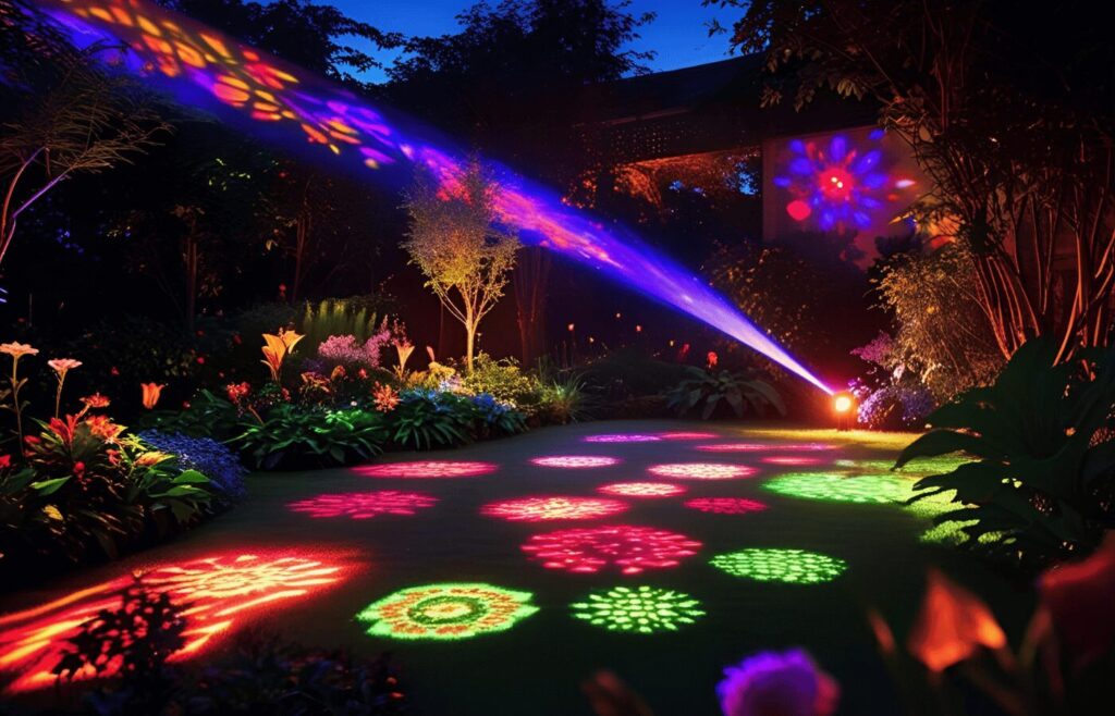 Laser Projector Garden Lights