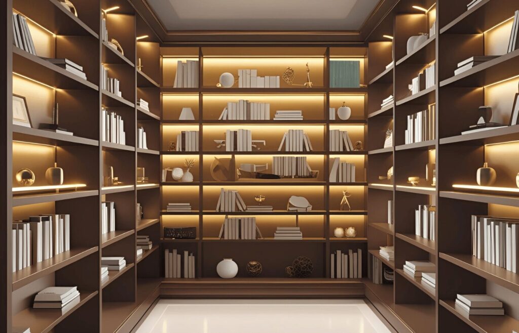 Library Style Bookshelf for Home Use