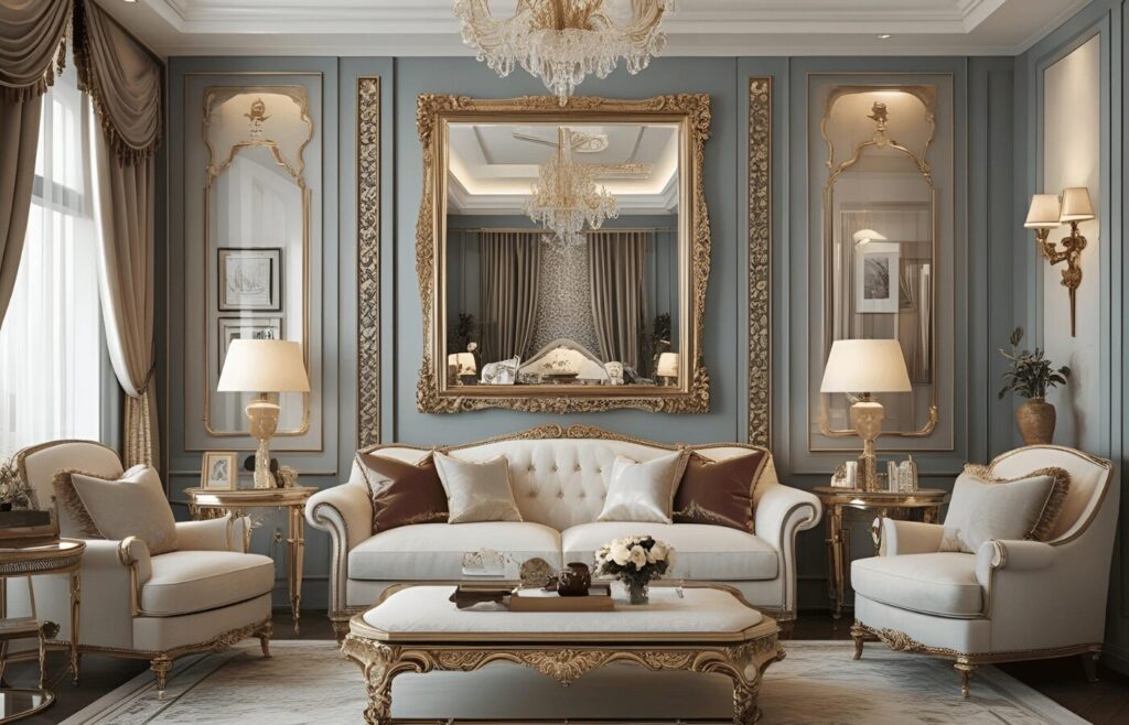 Living Room Luxury Mirror Frame
