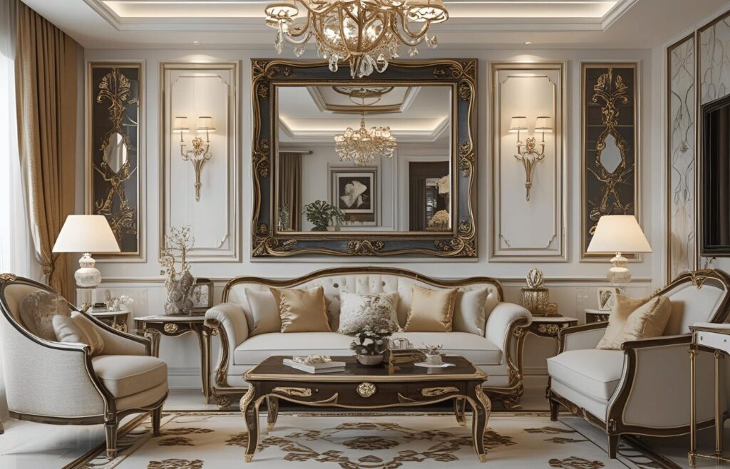 Living Room Luxury Mirror design2