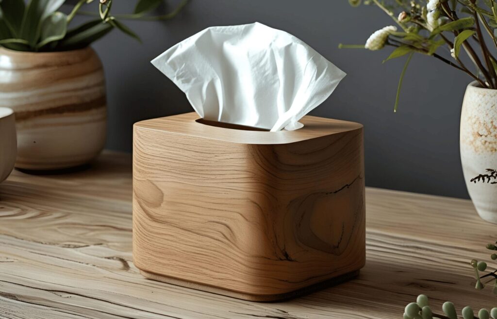 Minimalist Solid Tissue Box