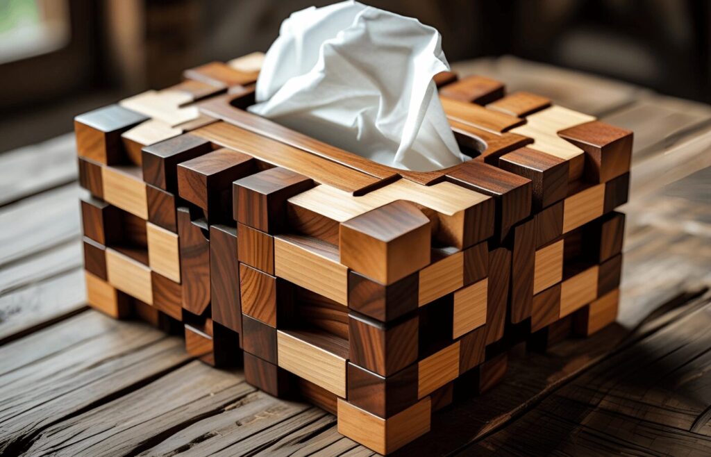 Puzzle Joinery Tissue Box