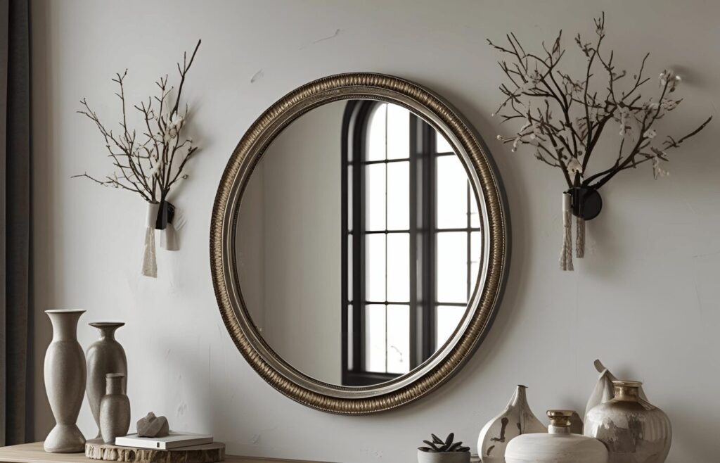 Round Circle Mirror Frame