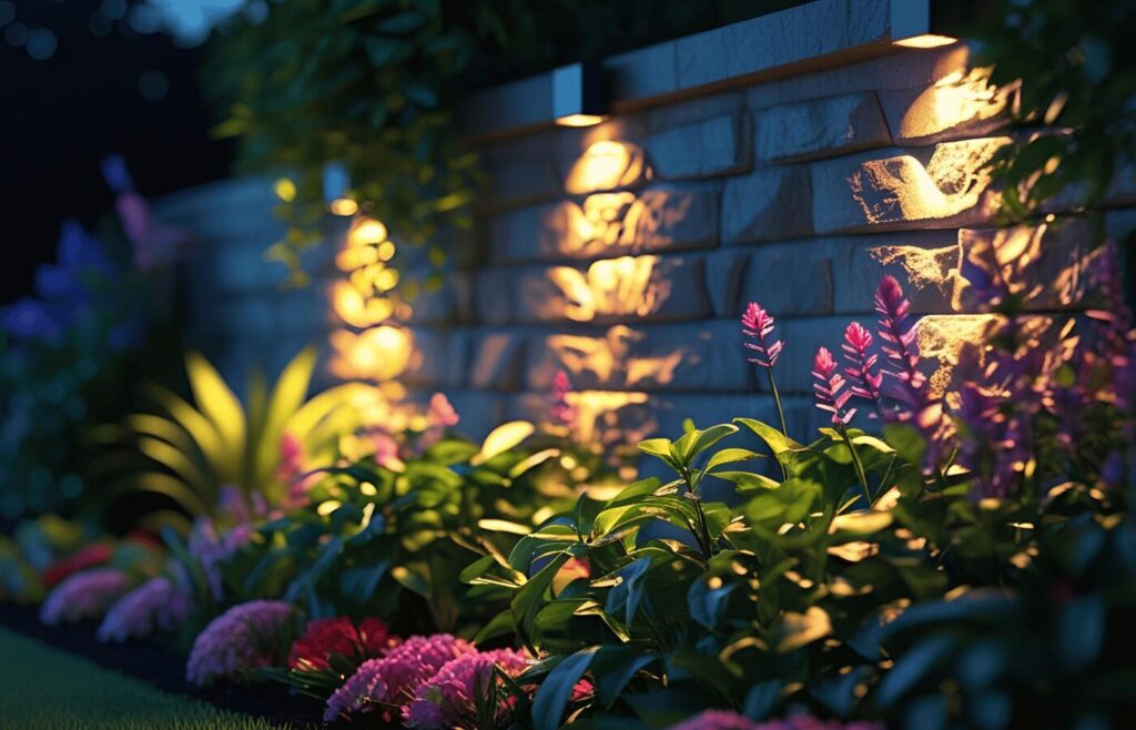 Wall Wash Garden Lights