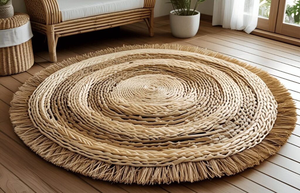 Waterproof Plastic Straw Rug