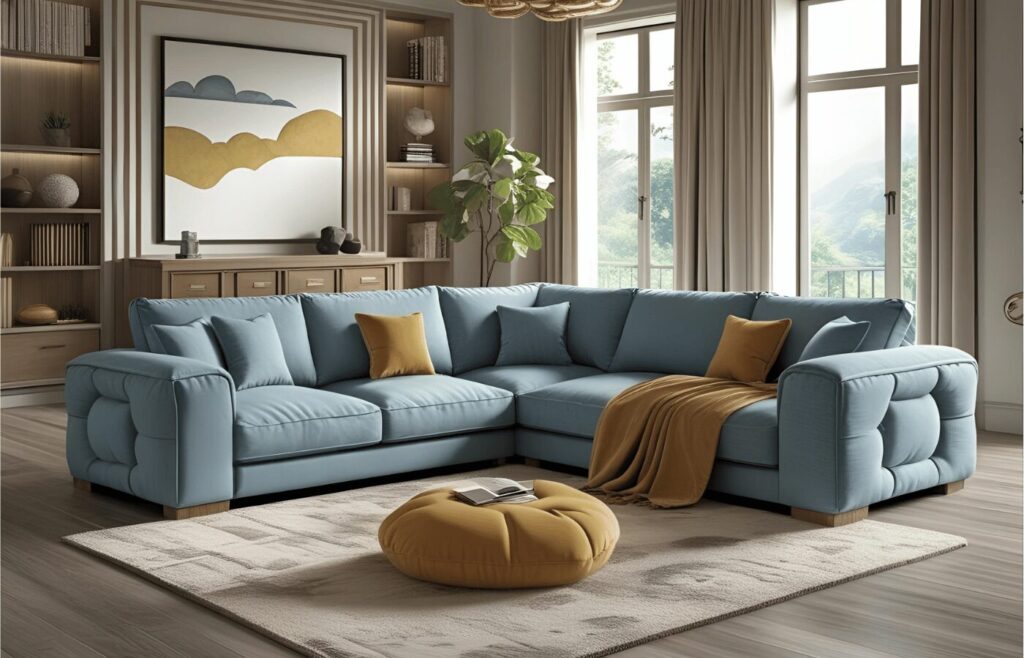 Cuddle Cloud L Shape Sofa