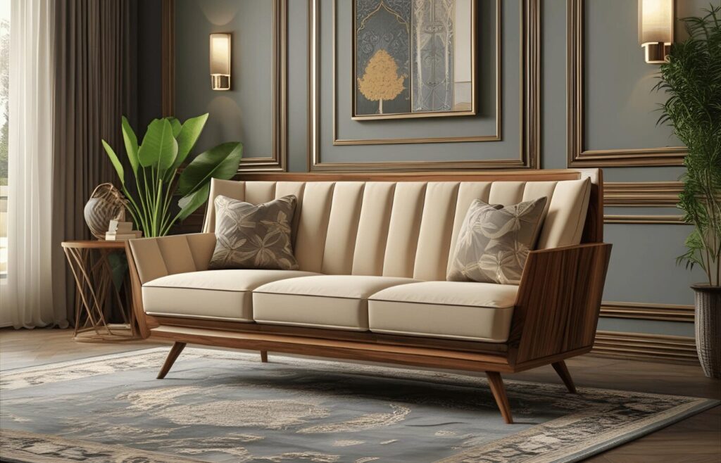 Modern Wooden Sofa