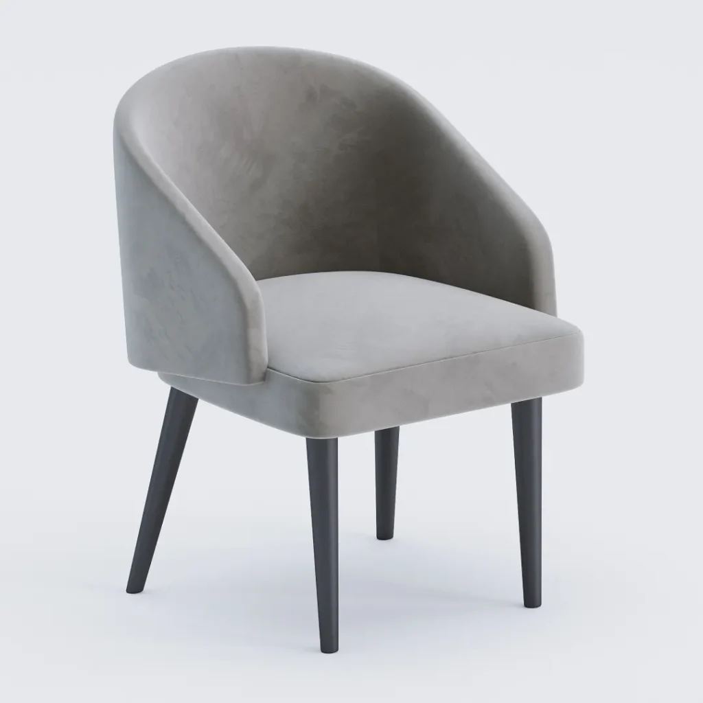 Modern Kesa Café Chair with durable frame and smooth finish.