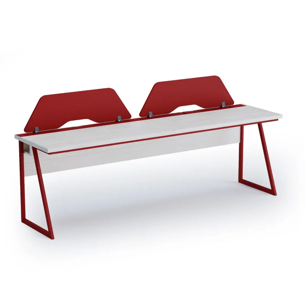 Kinetic Workstation For Four Person With Wire Duct & Partition furniture