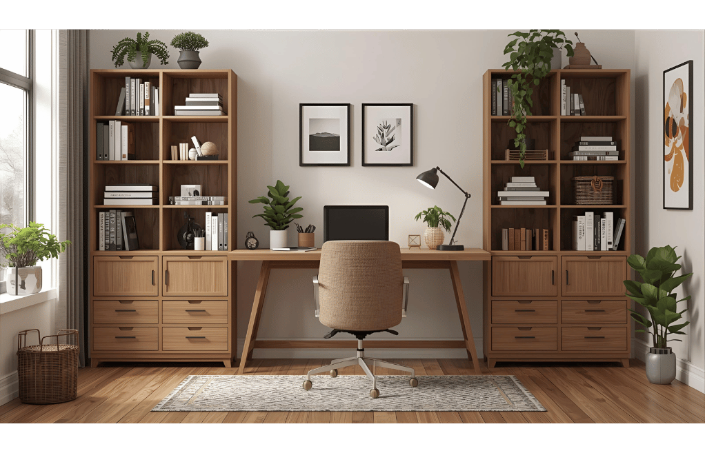 Modern Wooden Study Table Design