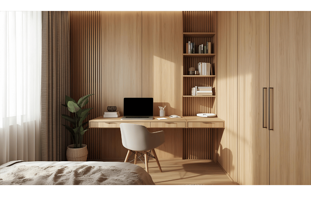 Small Corner Study Table for Bedroom