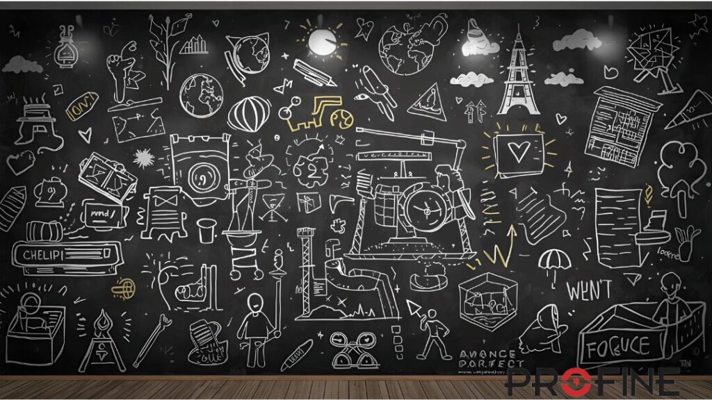 Chalkboard or Whiteboard Creative Walls