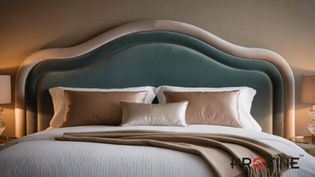Curved Headboard Poshish Bed