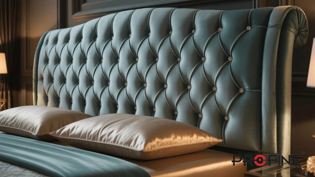 Diamond Button Upholstered Bed
