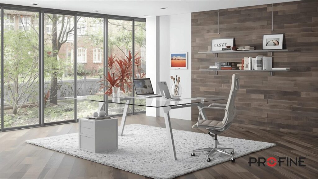 Glass Desks for a Sleek Look
