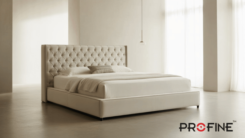 Minimalist Fabric Bed