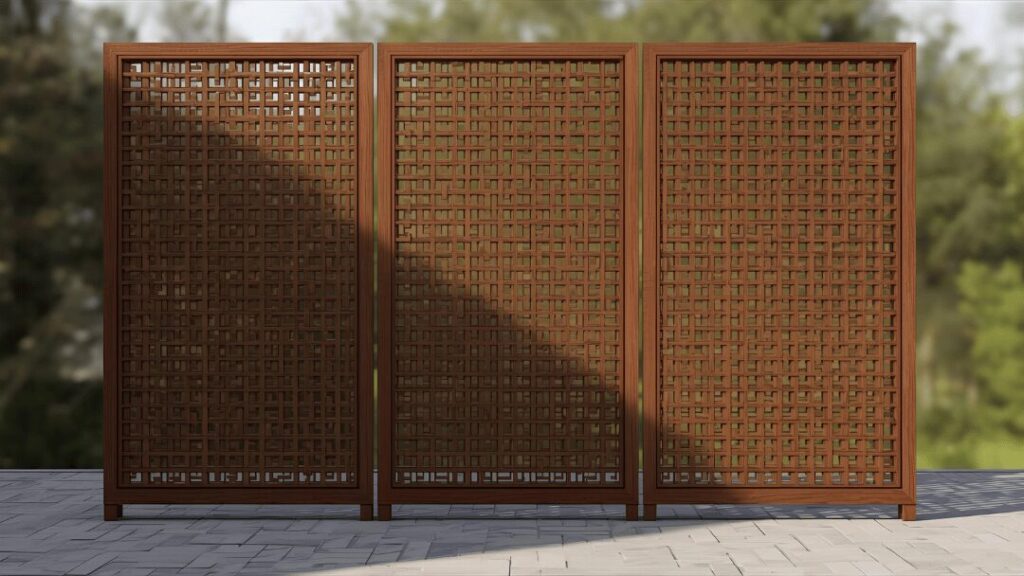 Modern Lattice Wooden Screens