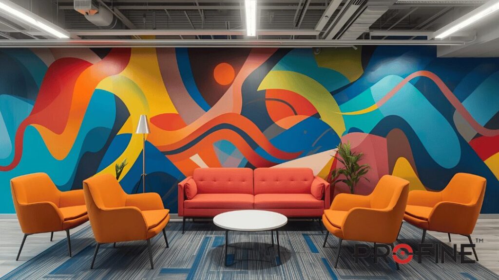 Public Sitting & Reception Wall Branding