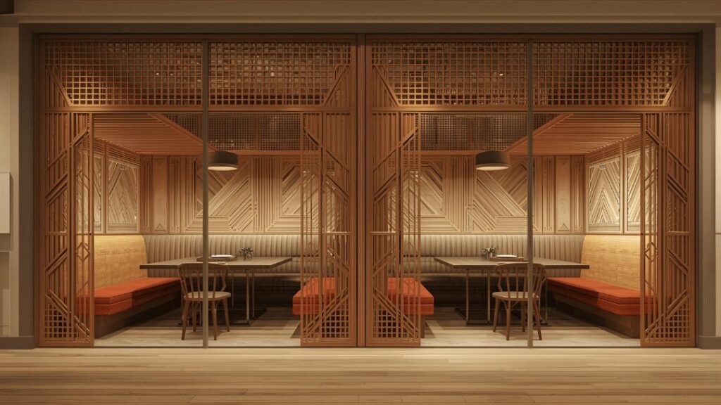 Wooden Dividers for Retail Spaces