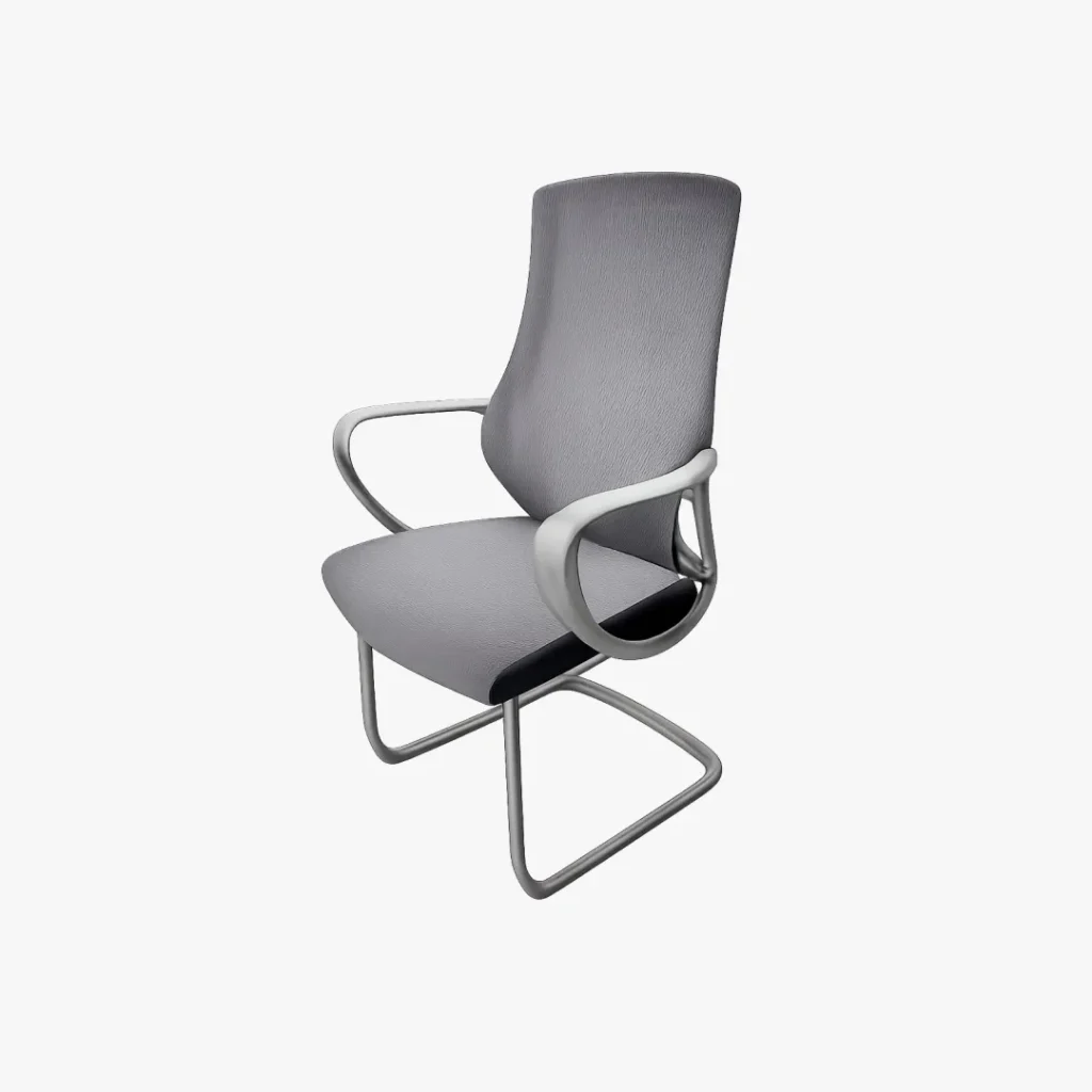 Argo Visitor Chair placed in a professional office environment