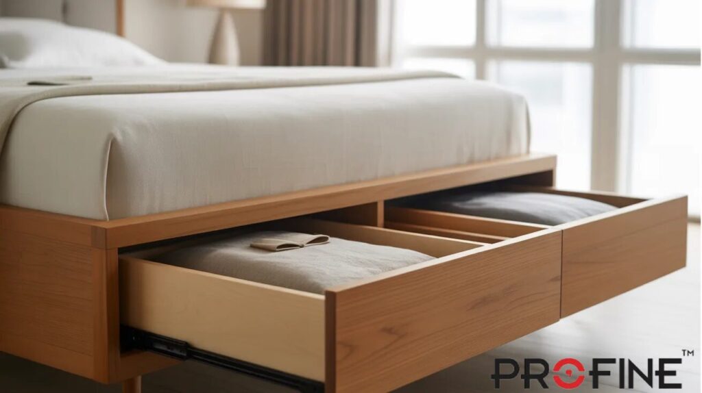 Box Bed with Drawer Storage