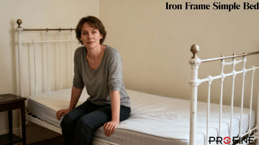 Iron Frame Simple Bed