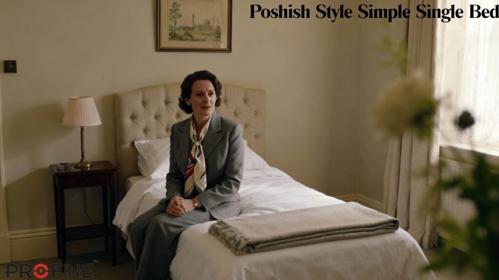 Poshish Style Simple Single Bed