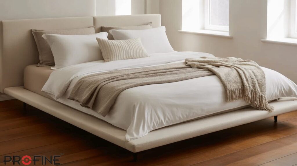 Queen Size Floor Bed Design