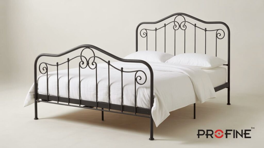 Queen Size Modern Iron Bed