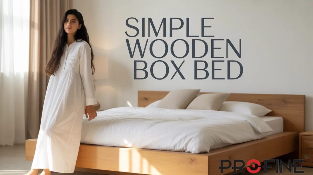 Simple Wooden Box Bed
