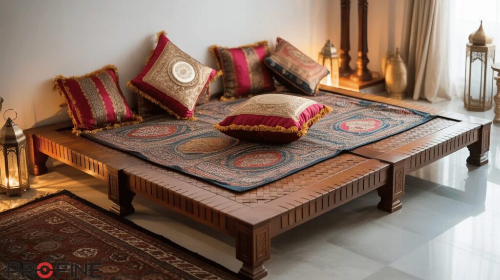 Traditional Pakistani Floor Bed