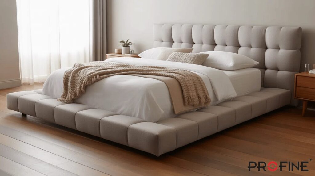 Upholstered Floor Bed Design