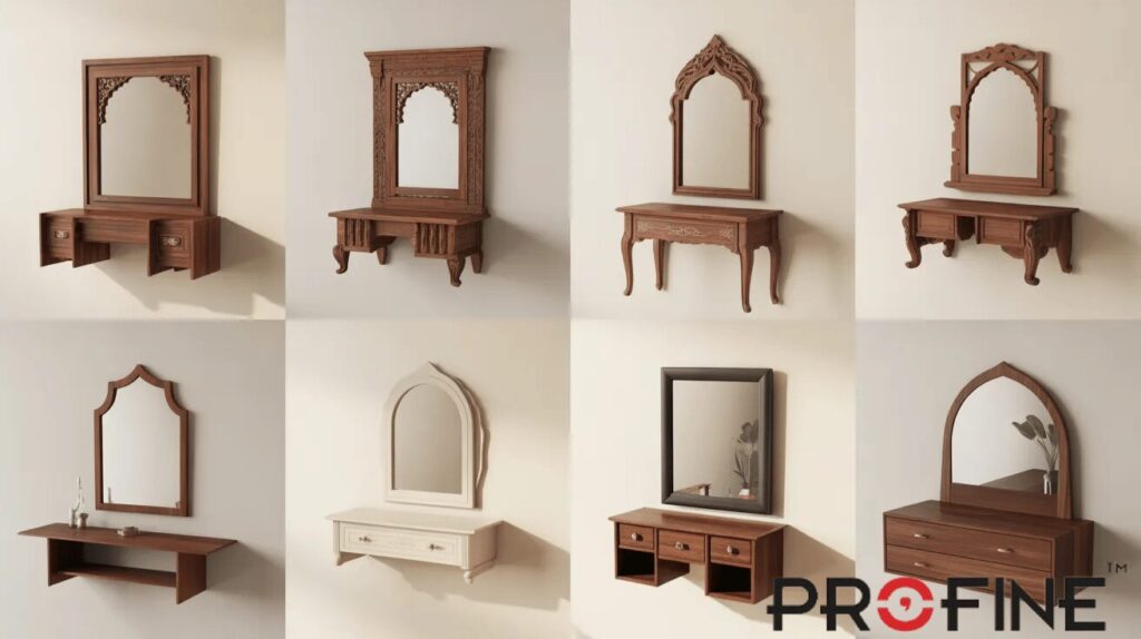  Wall Mounted Dressing Table