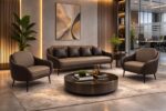 Premium Nobel Three Seater Sofa offering spacious seating for guests