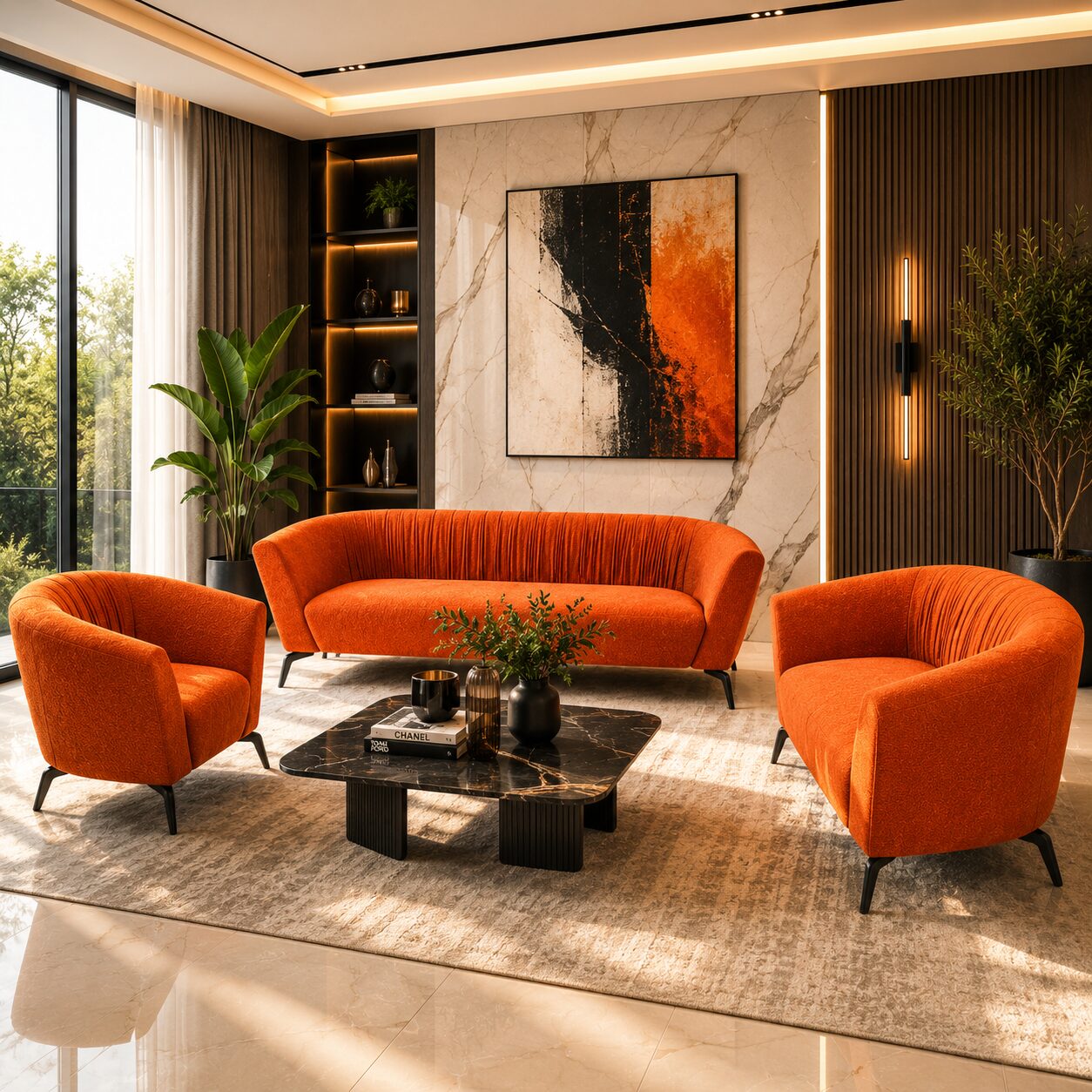 7 Loft Sofa Set - Image 1